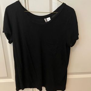 H&M Black short sleeve size M